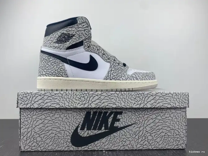 Cheap Kickmax Air High 1 Cement White DZ5485-052 Jordan OG 0509